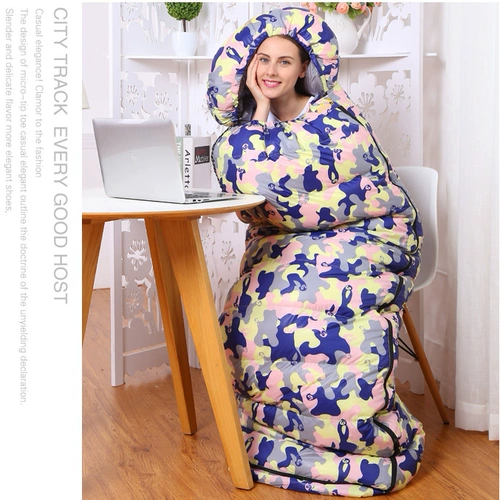 Дорожный сверхлегкий утепленный удерживающий тепло спальный мешок для взрослых с пухом для двоих для кемпинга