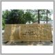 Cornucopia iron flower hollow sculpture image decorative sandstone