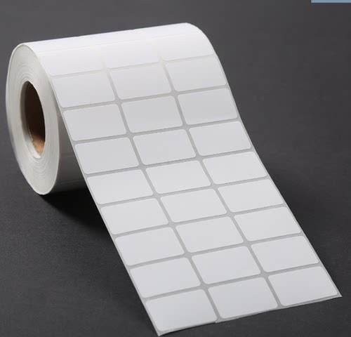 特惠白色铜版不干胶纸30X22条码纸TSC244 ZD GK888TCR 421T标签纸 - 图1