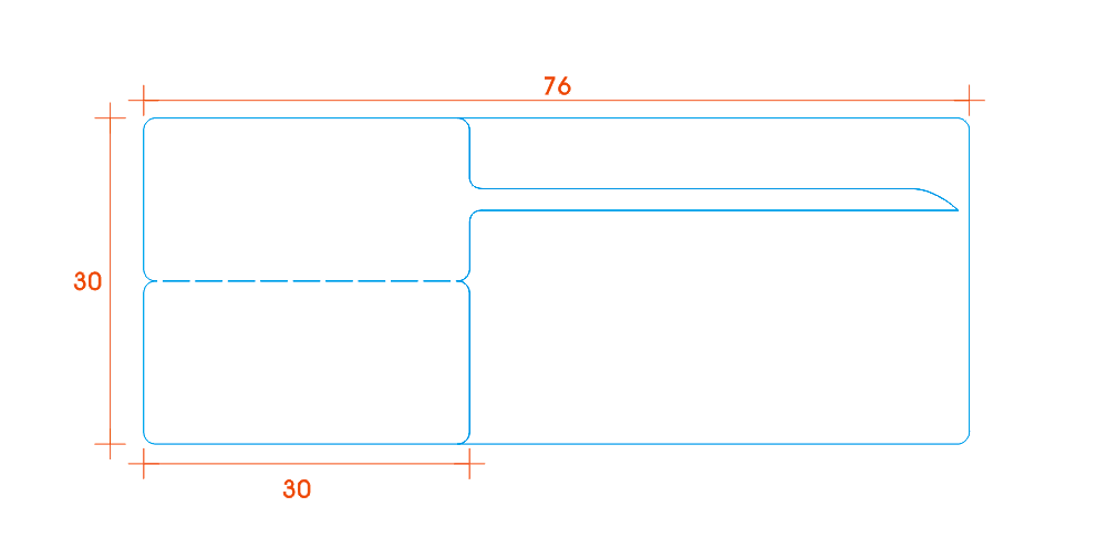 促销25X30珠宝价格签 PVC亮白首饰标签纸75x30黄金价格签30X30-图0