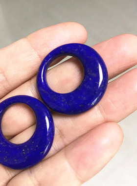 大青坊女青金石时尚简约饰品天然