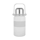 Вместительный и большой высококачественный стакан из нержавеющей стали, чайник, чай, портативная чайная чашка, термос, термочехол со стаканом для спортзала