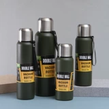 Портативный вместительный и большой термос подходит для мужчин и женщин из нержавеющей стали для путешествий, чайник, Россия, нержавеющая сталь AISI 304