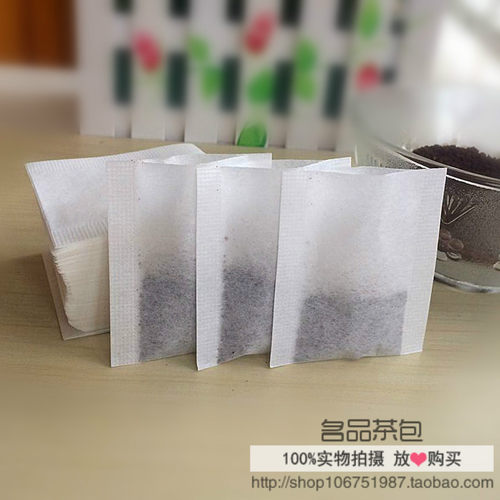 100个55*62mm热封茶包袋泡茶袋滤纸药粉袋泡茶袋袋煲汤空茶包 - 图0