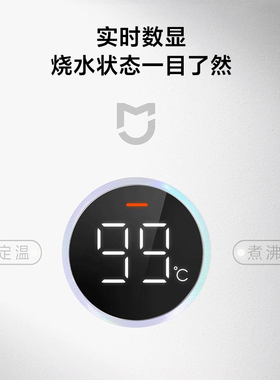 小米米家恒温电水壶P1轻音版泡茶