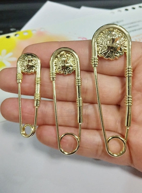 复古巴洛克风格饰品别针小香风衣领胸花西装外套百搭款领链