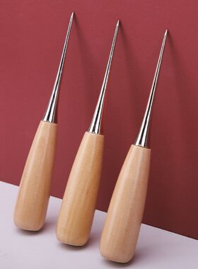 专用实木木柄锥子?羊毛毡戳戳乐 扭扭棒 手作DIY工具
