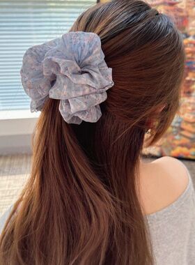 莫奈油画老钱风森系花朵香蕉夹