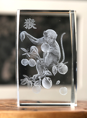 内雕十二生肖家居工艺品摆件装饰品摆设兔年礼品情人节送朋友