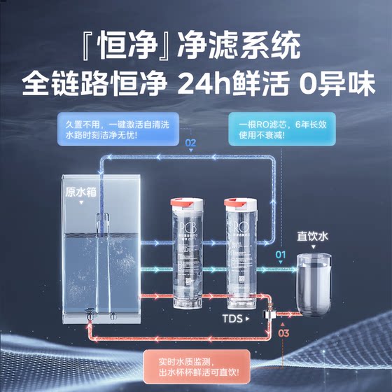 Midea ice-making water Rubik's Cube desktop all-in-one instant hot household water dispenser strontium-rich mineralized water purifier 3388T