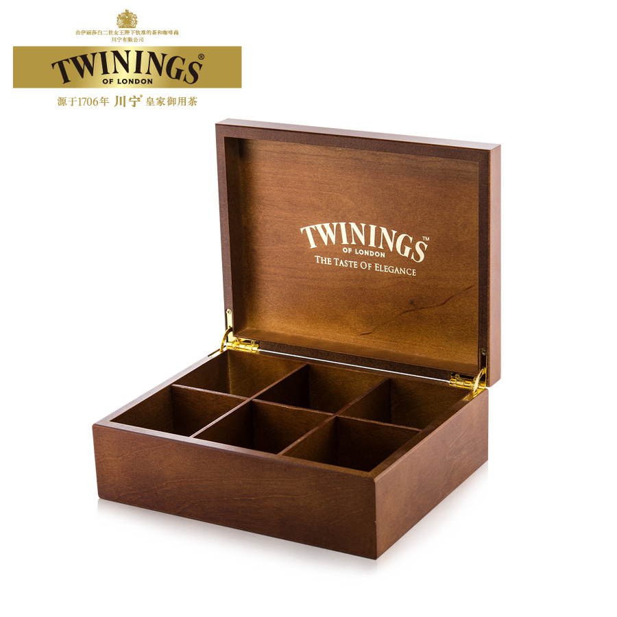 袋茶叶礼盒 90 口味经典红茶 5 格木盒 6 Twinings 英国川宁 礼盒 袋茶叶礼盒 90 口味经典红茶 5 格木盒 6 Twinings 英国川宁 礼盒