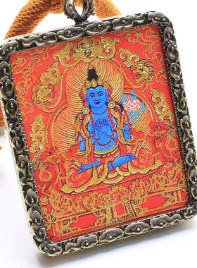 如鸿本命佛属马项链唐卡吊坠