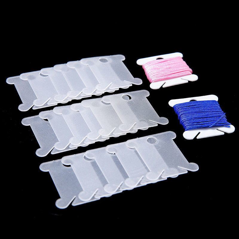 十字绣线塑料绕线板理线板卡片缠线板透明编织线绳卷线轴收纳工具,淘宝优惠券,粉丝福利购,淘宝优惠卷