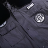 Пуховик, длинная зимняя куртка, увеличенная толщина, средней длины