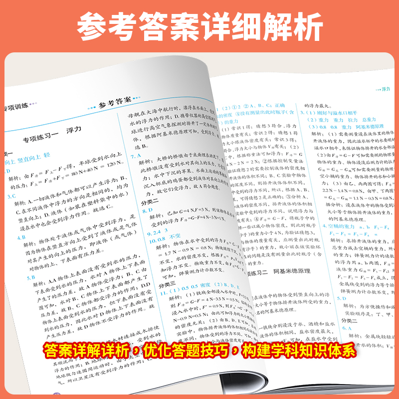 简单机械初二物理练习册八年级下册专项训练必刷题教辅试卷同步练习教材全解初中知识点汇总大全中考总复习人教版压强浮力 - 图2