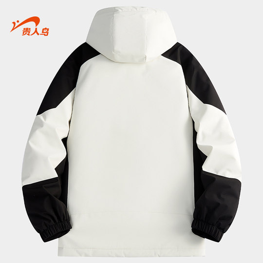 贵人鸟男士棉衣2025冬季新款户外防泼水运动棉服加厚保暖外套男款