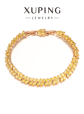 旭平重工时尚密镶气质闪耀易搭好搭麦穗手链手表扣