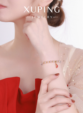 旭平新中式扇子多巴胺弹力绳手串