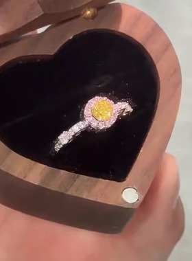 米果轻奢微镶圆形戒指女简约ins甜美风食指戒气质时尚闺蜜指环