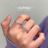 Xuping Dawn Light Temperament Rock Sugar Cube Ring Girly Cool Ins Style Fine Sparkling Exquisite Ring