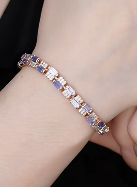 楠楠轻奢方形设计感简约气质手链