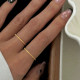 Xuping women's alloy gold-plated ins cold style ring
