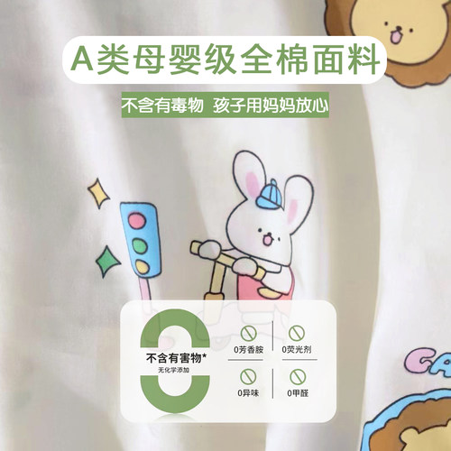 A类贡缎100%全棉枕套58x35x5cm卡通儿童深睡记忆棉枕头套48x30x6 - 图3