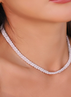 AMANO Wang迷人的结Charming Knotties系列-单层圆形项链