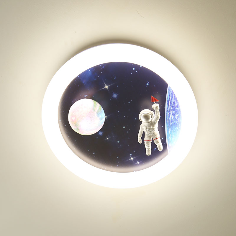 太空总动员儿童房灯卧室灯吸顶灯LED现代简约创意男孩灯具-图0