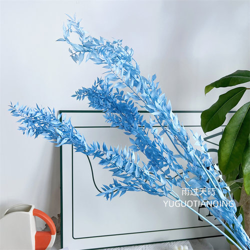 雨过天晴永生花富贵叶整把金银色小叶子小叶配饰花盒装饰DIY - 图3