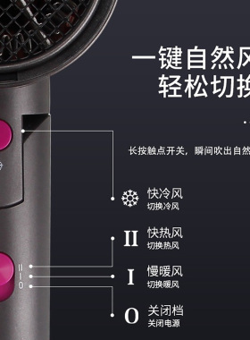 荣事达可折叠负离子家用电吹风