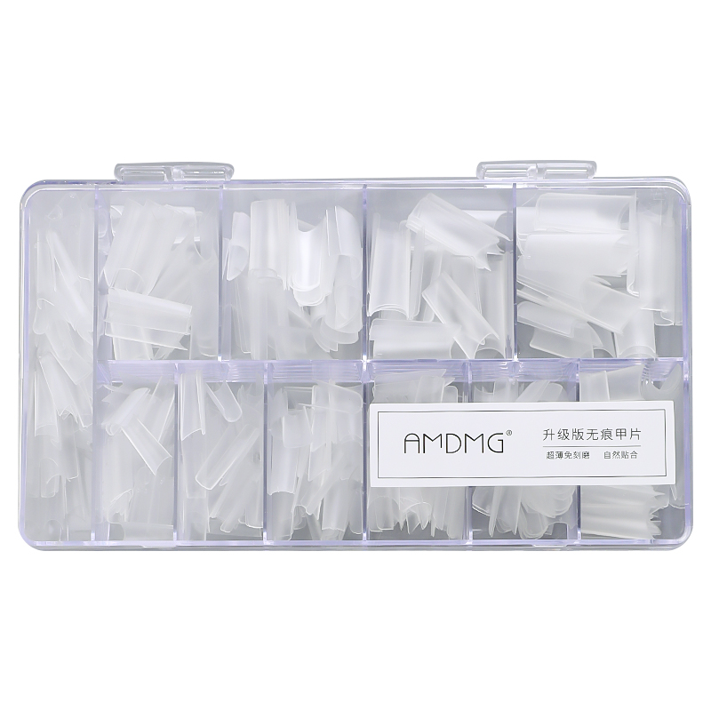 日式C弧免刻磨超薄半贴甲片穿戴指甲延长短款假片美甲店专用工具,淘宝优惠券,粉丝福利购,淘宝优惠卷