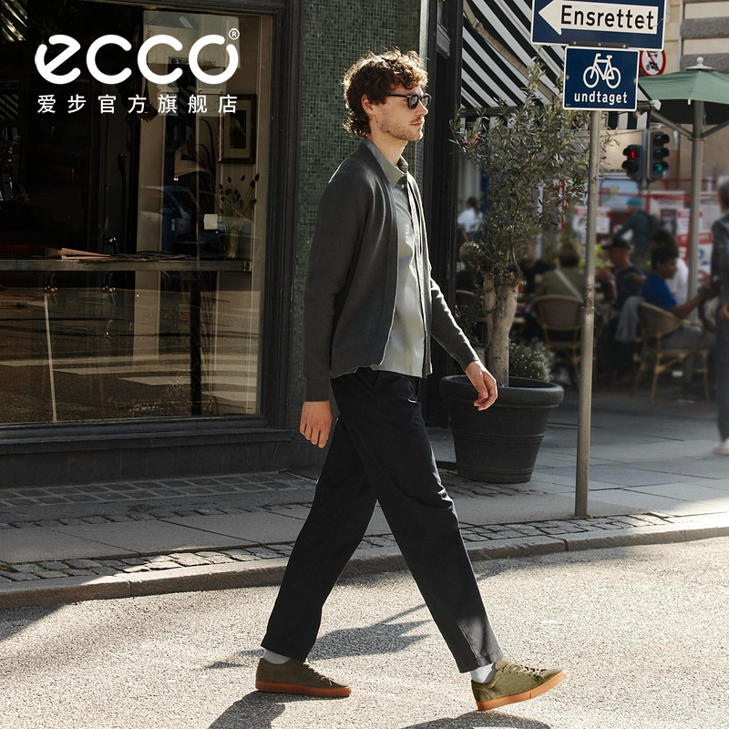 ECCO爱步休闲鞋男 26年新款轻商务简约舒适板鞋 柔酷10号560114,淘宝优惠券,粉丝福利购,淘宝优惠卷