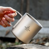 Range Rover Outdoor Pure Titanium Double-Cup Cup Multi-Capacity Portable Home Home Cup Cup Cup Cup Экологически чистая повседневная чашка