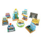 Psychological sand table game sand box toys sand tour therapy gymnasium model court hospital construction elementary school