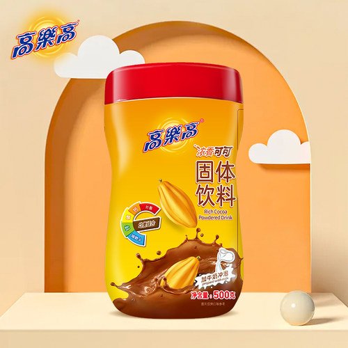 高乐高可可粉固体饮料coco粉巧克力美味早餐冷冲饮品烘焙罐装 - 图2