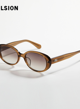 陌森26新品偏光墨镜女防紫外线椭圆框复古防晒高级感太阳镜MM3001