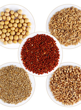 新房乔迁五谷丰登摆件杂粮五彩粮瓶搬家新居结婚礼品装饰粮食摆设