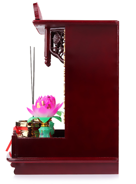 聚缘阁观音佛龛套装佛像家用