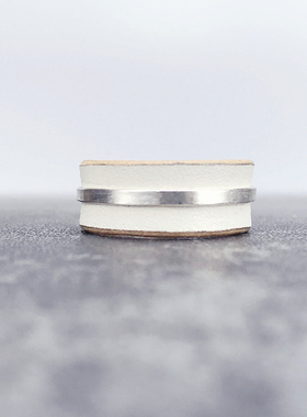 设计师新牛皮暗黑百搭可调节戒指