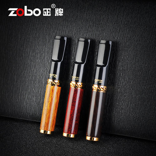 Zobo正牌烟嘴过滤器滤嘴循环型可清洗男女士粗细支檀木手工实木净 - 图0