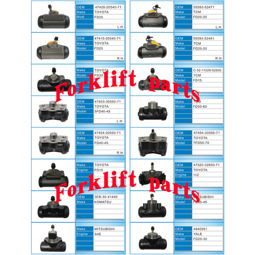 MITSUBISHI三菱叉车配件FD20-F18A/F18B刹车制动分泵91446-00902 - 图2
