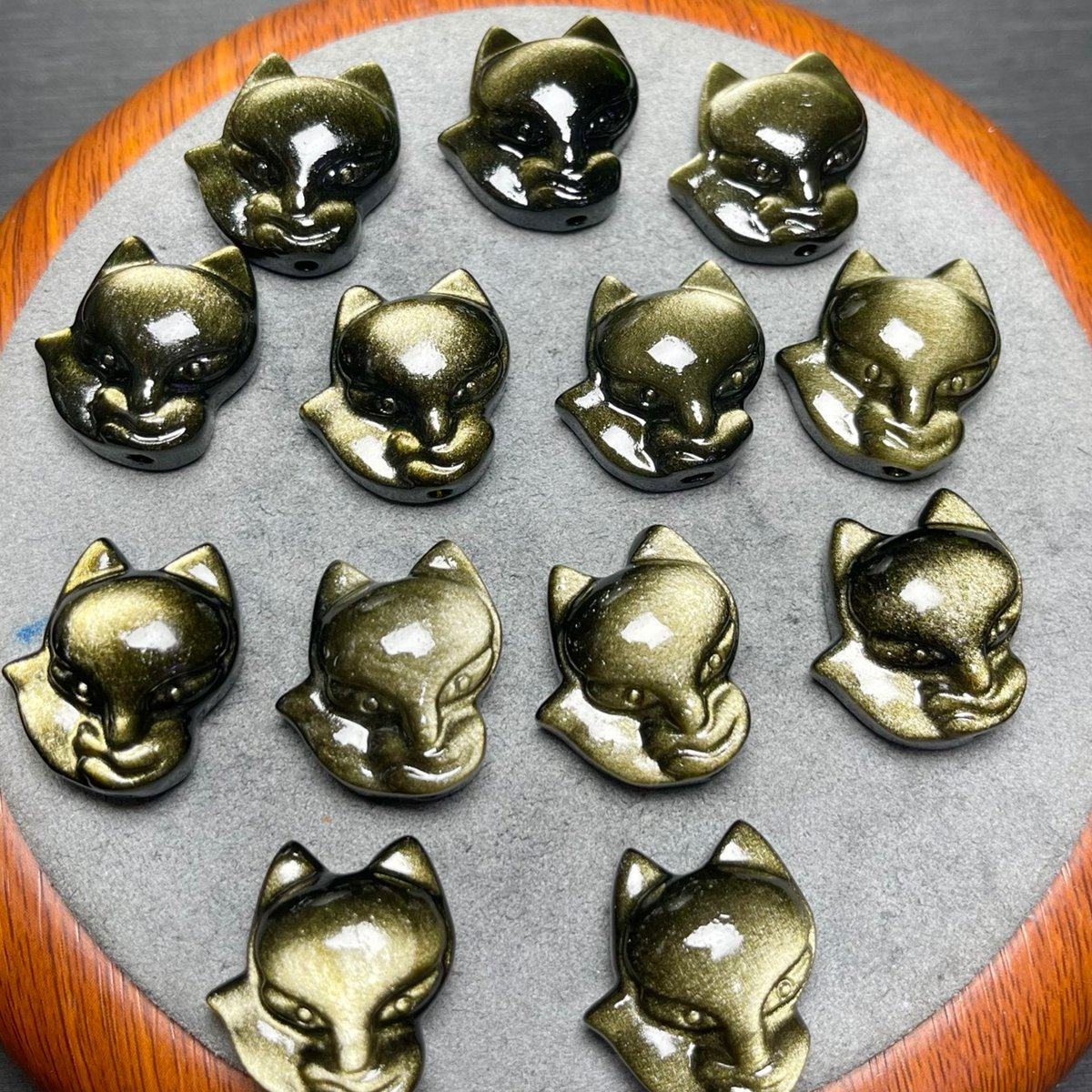 金曜石大头狐配件隔珠文玩diy配饰材料串饰手工项链佛珠手链手串,淘宝优惠券,粉丝福利购,淘宝优惠卷