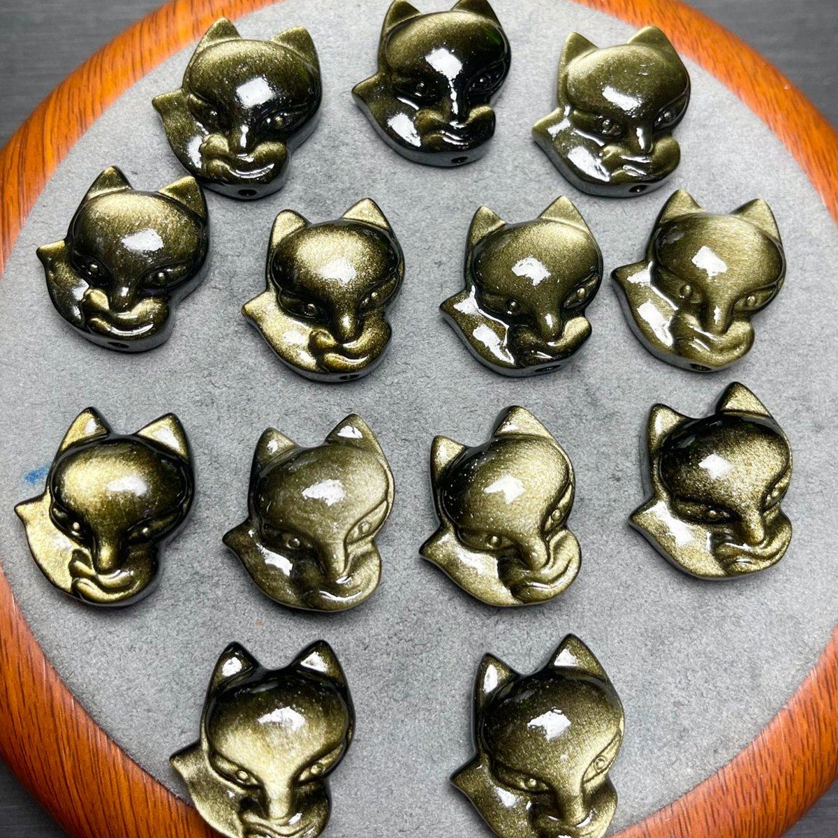 金曜石大头狐配件隔珠文玩diy配饰材料串饰手工项链佛珠手链手串,淘宝优惠券,粉丝福利购,淘宝优惠卷