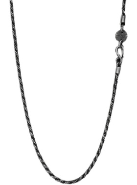 无垠925银原创麻花链项链百搭