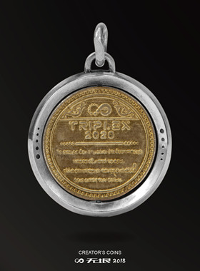 无垠925银原创旋转护身符吊坠