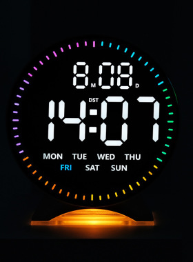 LED Digital Alarm Clock Large Display with Calendar for Home