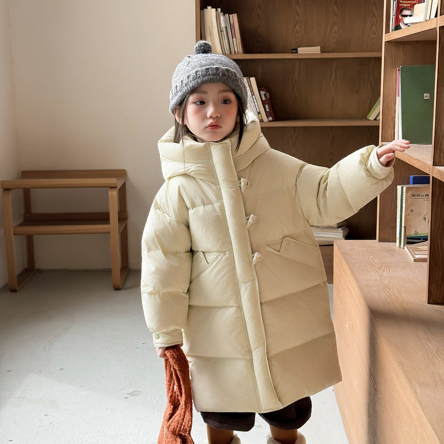 冰雪童年2025新款冬装女童羽绒服中长款男童宝宝加厚三防保暖外套,淘宝优惠券,粉丝福利购,淘宝优惠卷