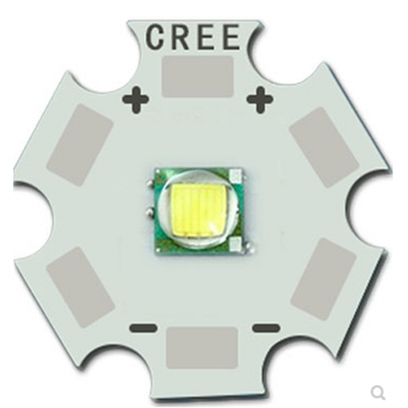 cree xml 10W白光LED强光手电筒灯珠替代CREE T6 L2U2 5050灯珠-图3