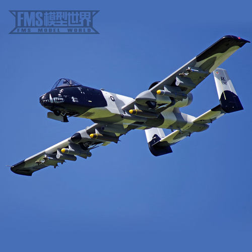 FMS 双涵道飞机70MM A10 V2 现役对地攻击机 固定翼遥控航模 - 图1